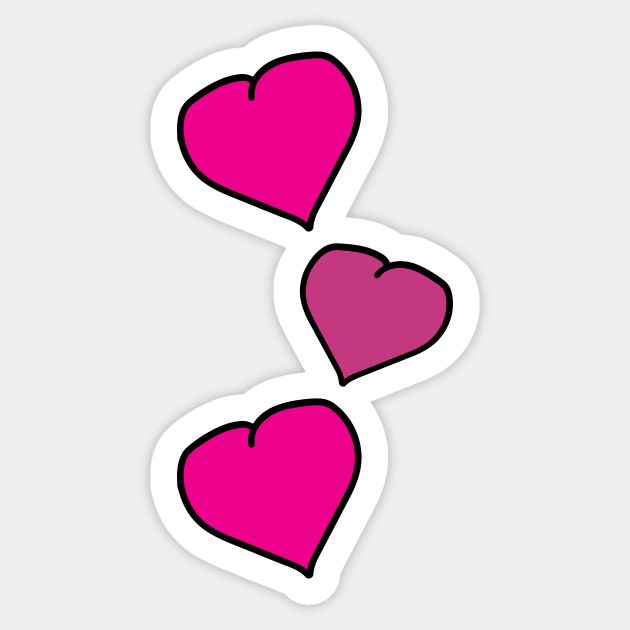 Hearts Sticker by Cathalo